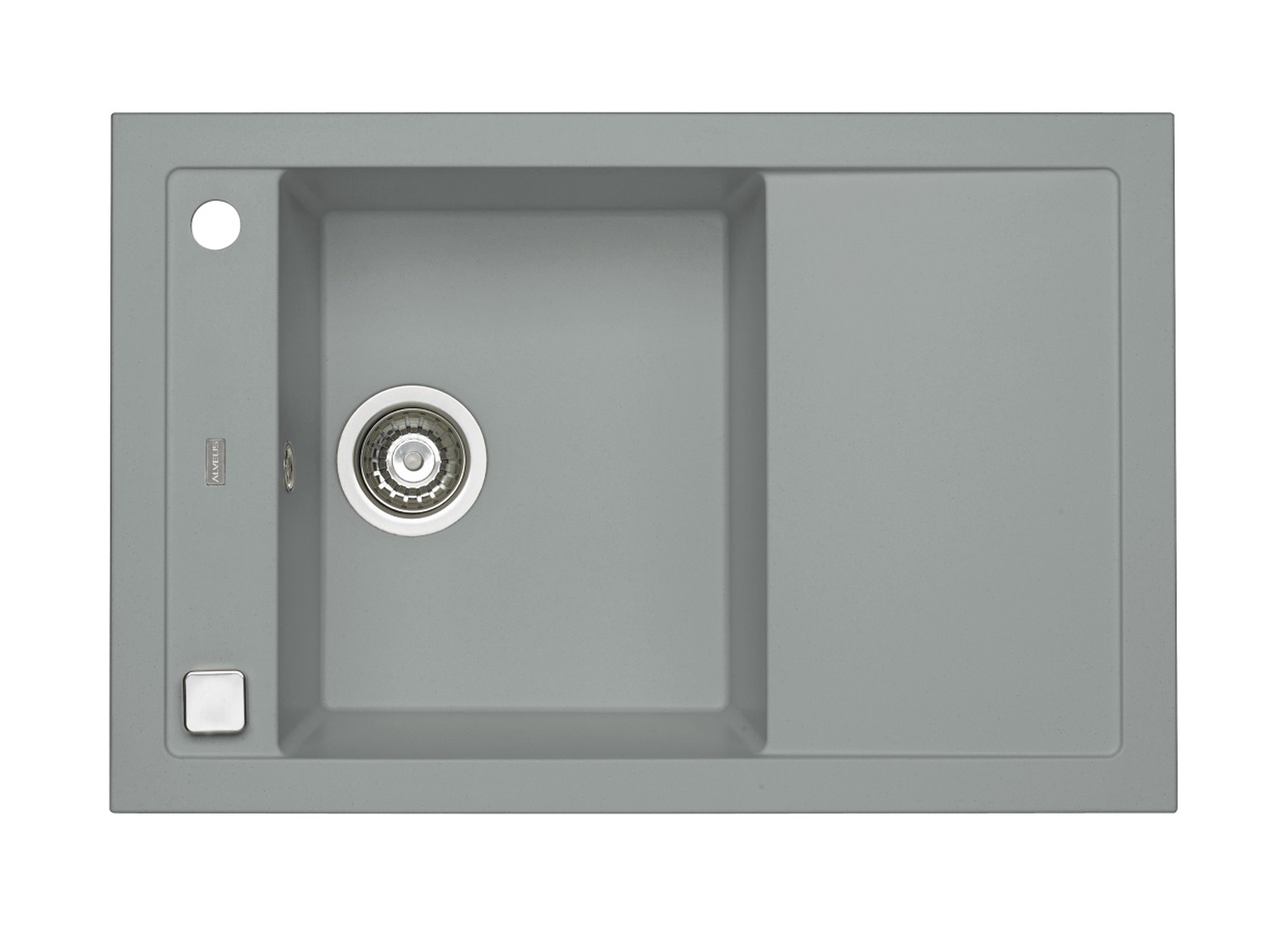 Darmowa Dostawa - Zlewozmywak granitowy 76x50 cm szary/grafitowy/onyx Alveus Formic 4403081