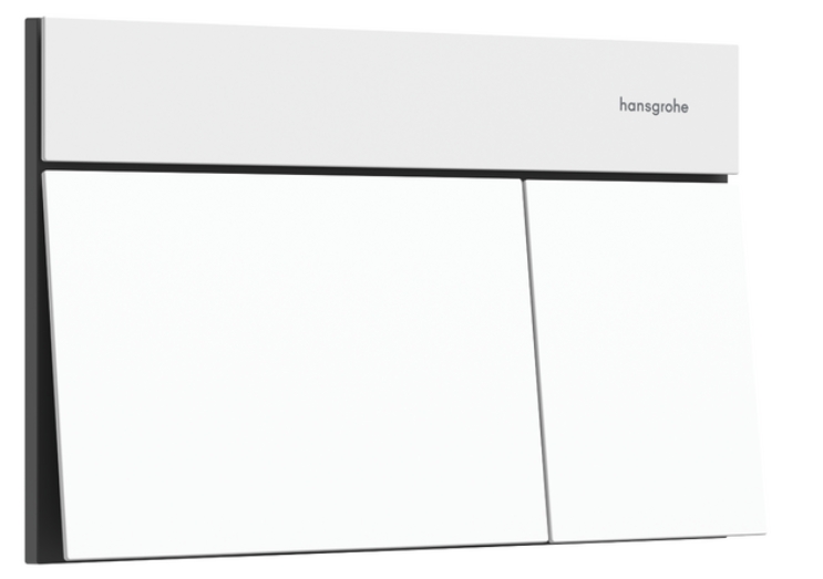 Darmowa Dostawa - Przycisk spłukujący do wc biały Hansgrohe Element E 66003700