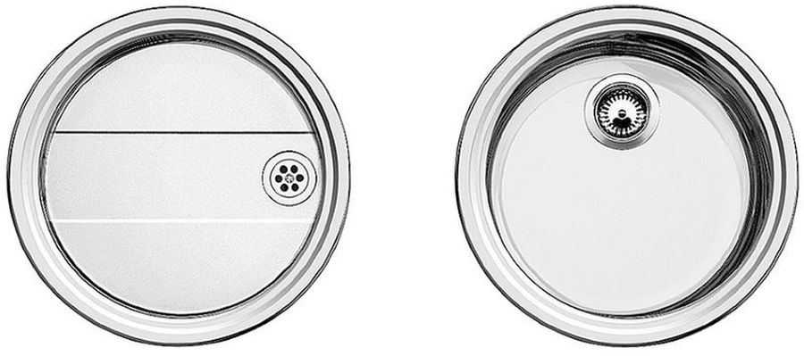 Darmowa Dostawa - Zlewozmywak stalowy 46x46 cm Blanco Rondoset 513310