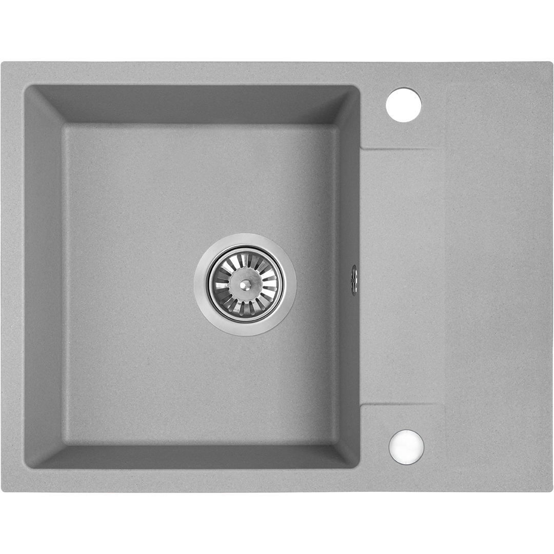 Darmowa Dostawa - Zlewozmywak granitowy 56x44 cm szary/grafitowy/onyx Kuchinox Rab SBF513Y