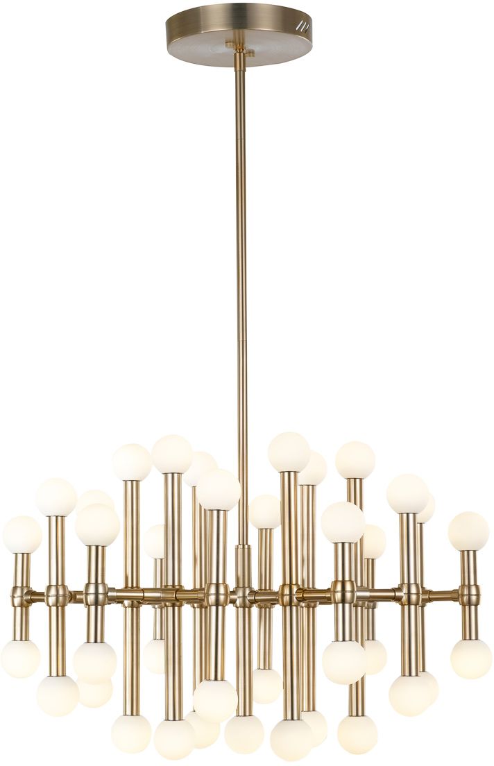 Darmowa Dostawa - Lampa wisząca x94 W biała-brązowa Italux Giovanna MX1600900837AB