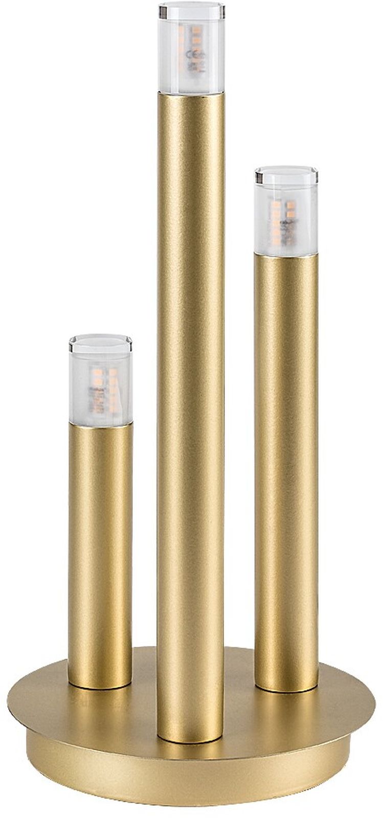 Darmowa Dostawa - Lampa stołowa 3x5 W przezroczysta-złota Rabalux Ramira 74366