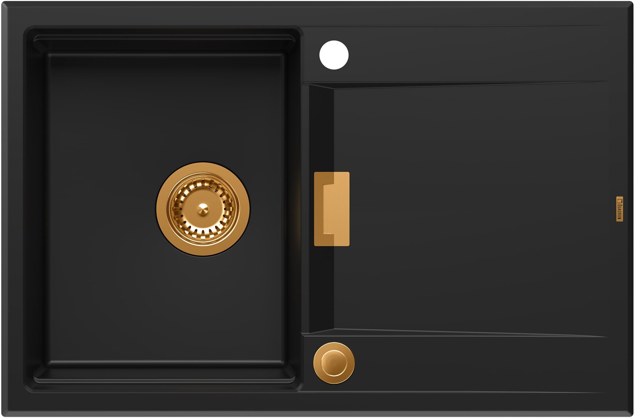 Darmowa Dostawa - Zlewozmywak GraniteQ 76x50 cm Quadron Owen HQO7650U7PVDC1