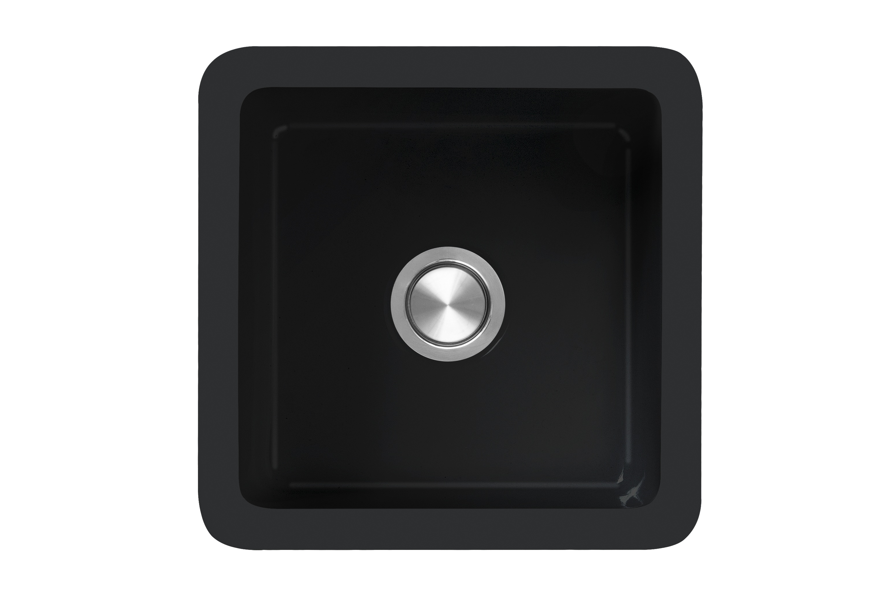 Darmowa Dostawa - Zlewozmywak ceramiczny 45x45 cm czarny Berg Klio BRK19CM