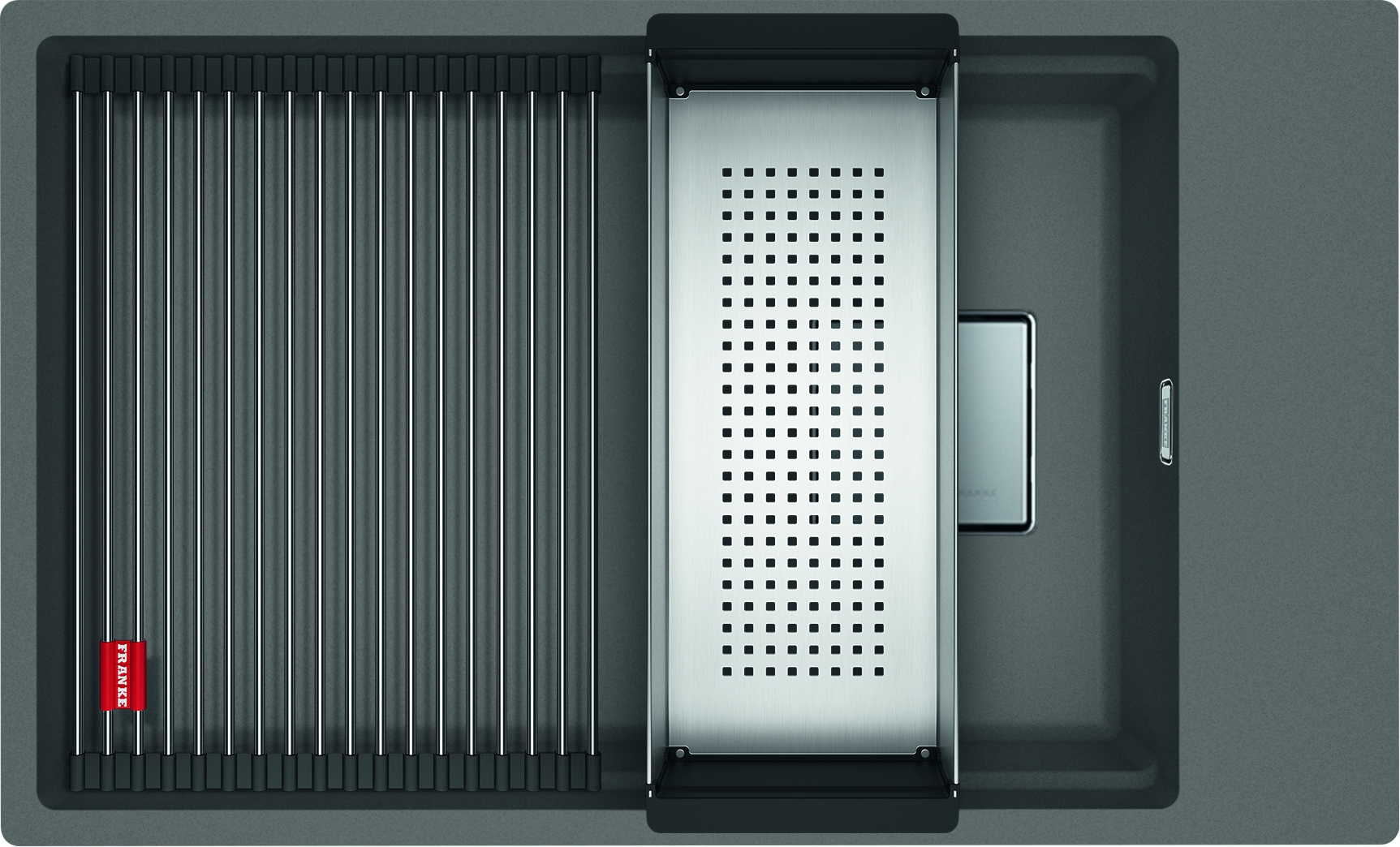 Darmowa Dostawa - Zlewozmywak granitowy 62x42 cm szary/grafitowy/onyx Franke Kanon 1250528623