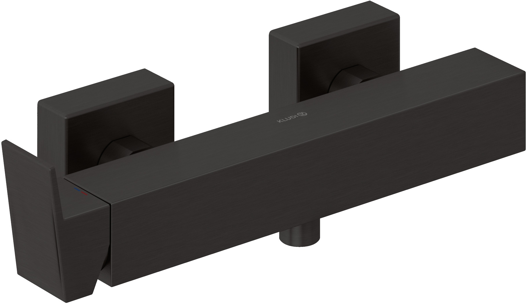 Darmowa Dostawa - Bateria prysznicowa ścienna czarna Kludi Decus 54831N275