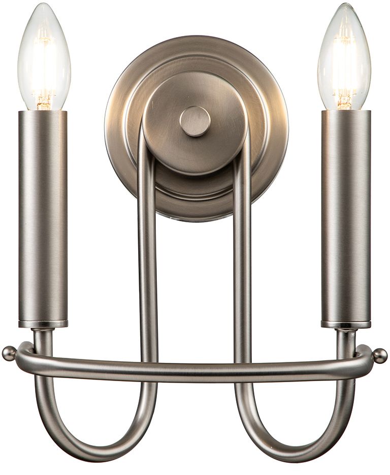 Darmowa Dostawa - Kinkiet 2x40 W nikiel Elstead Lighting Capitol Hill KLCAPITOLHILL2BN