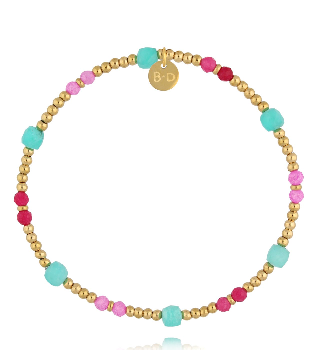 Bransoletka złota z kamieniami BTW3380