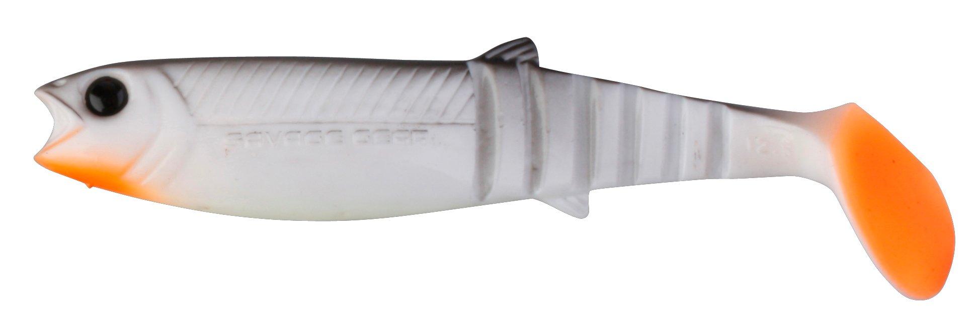 Savage Gear Guma Cannibal Shad 20cm White Black