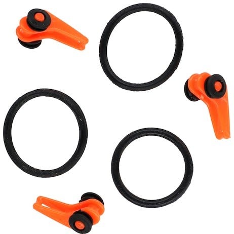 Mikado zaczep do haczyka regulowany pomarańczowy - Op. 3szt.