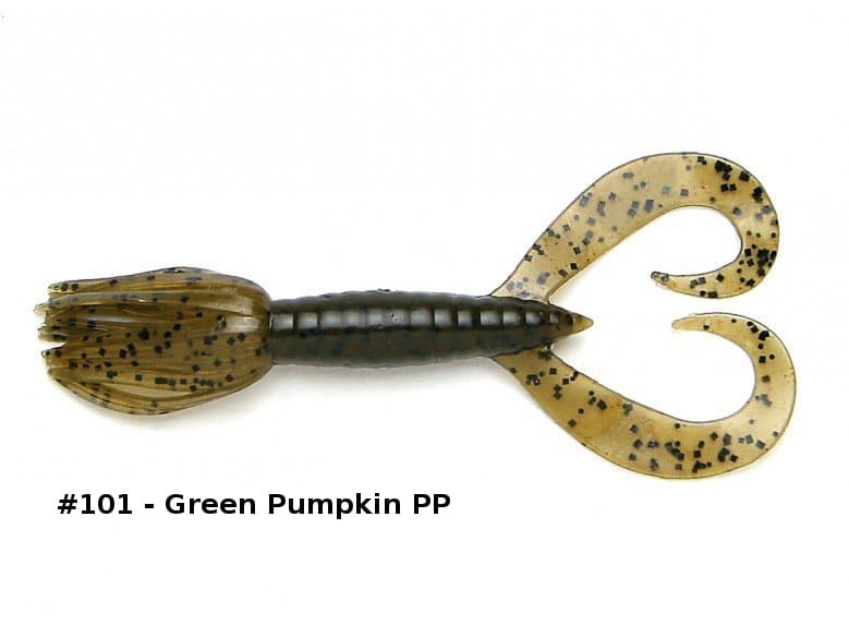 Keitech Guma Little Spider 2" 5,1cm 101 Green Pumpkin