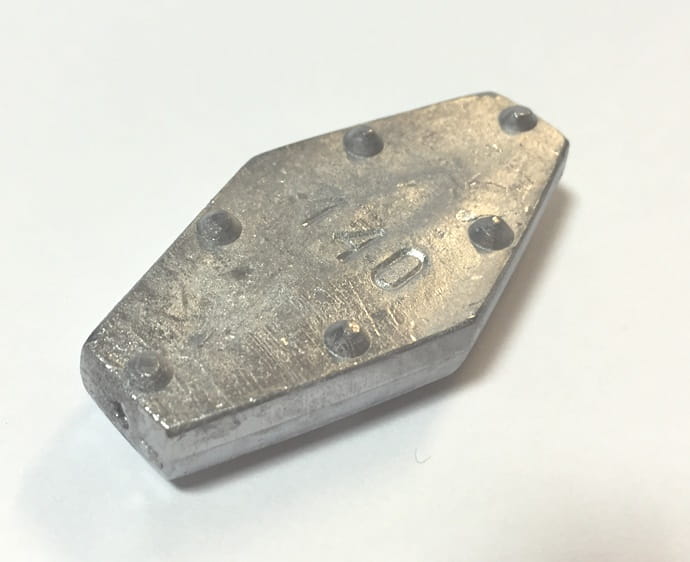 Jaxon ciężarek płaski przelotowy 40g