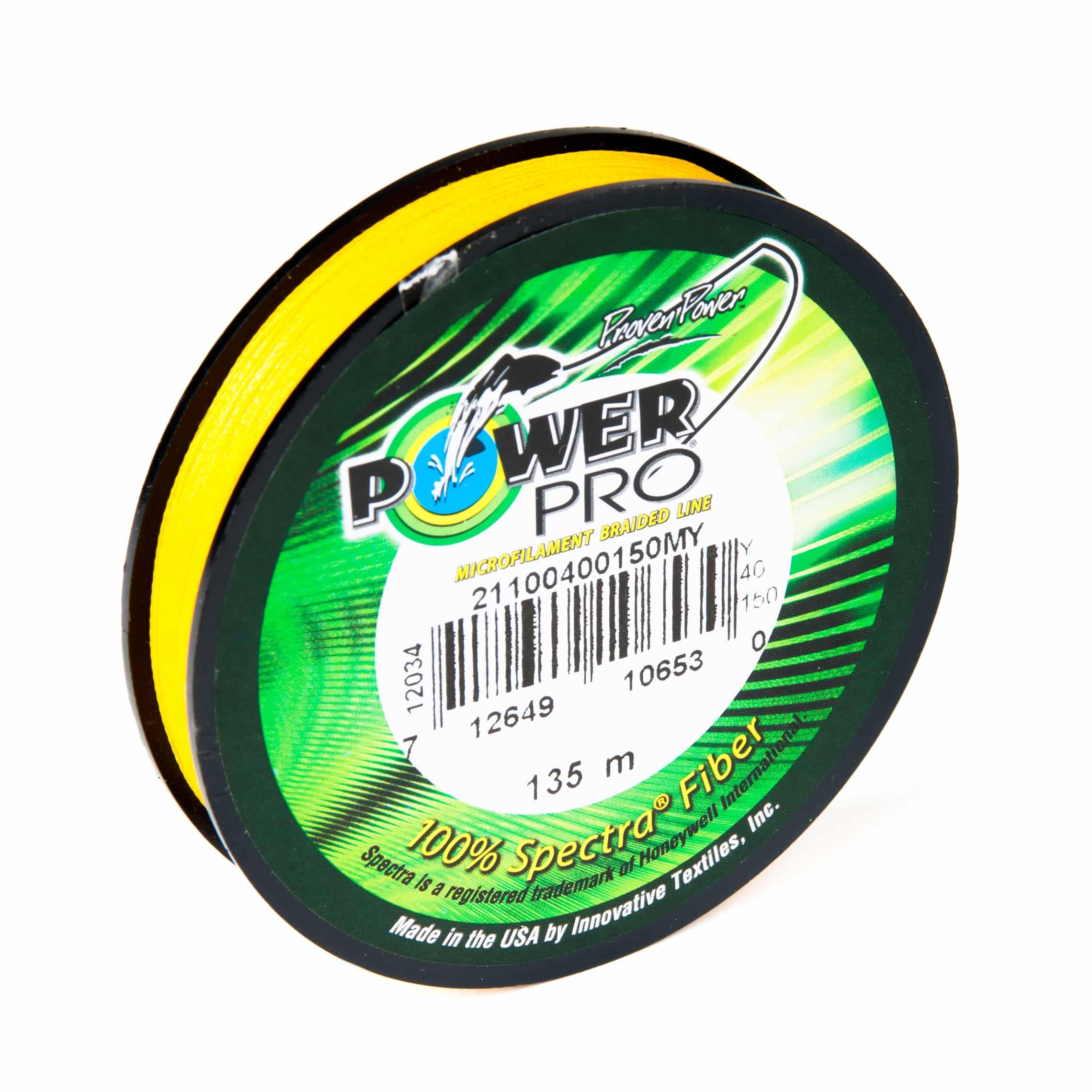 PowerPro Plecionka Spectra Fiber Yellow Żółta 135m