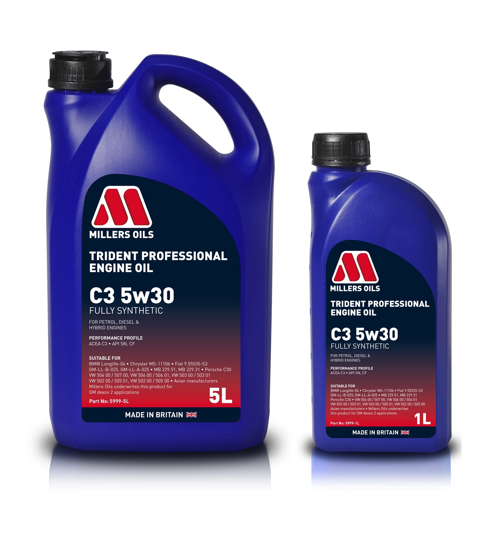 MILLERS TRIDENT PROFESSIONAL C3 5W30 6L - Petrostar