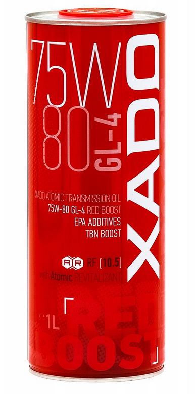 XADO ATOMIC OIL RED BOOST 75W80 GL4 1L - Petrostar