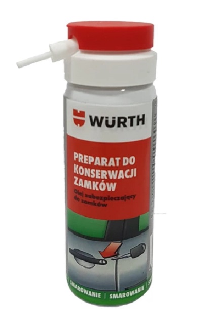 WURTH SPRAY DO ZAMKÓW BĘBENKOWYCH 50ML - Petrostar