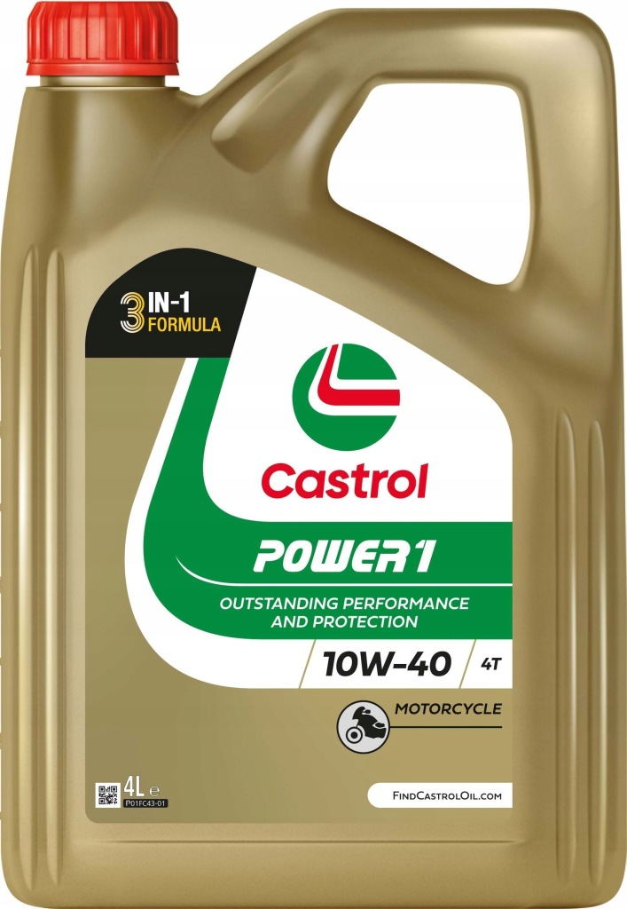 CASTROL POWER1 10W40 4T 4L - Petrostar