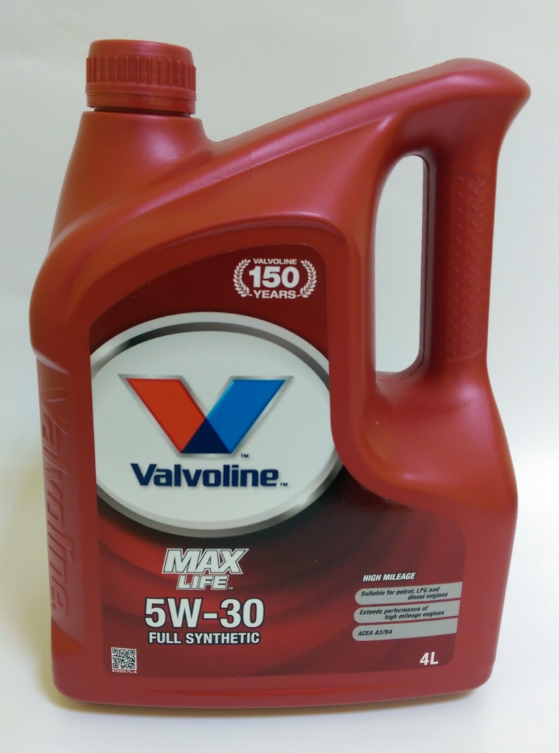VALVOLINE MAXLIFE 5W30 4L - Petrostar