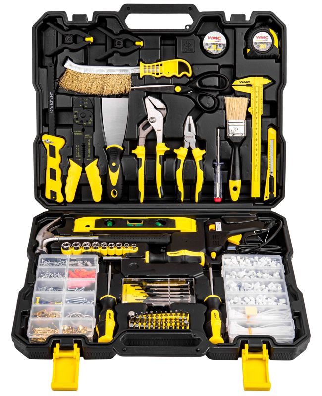 Zestaw narzędziowy WMC klucze nasadowe wkrętaki bity 1001 el 1szt.