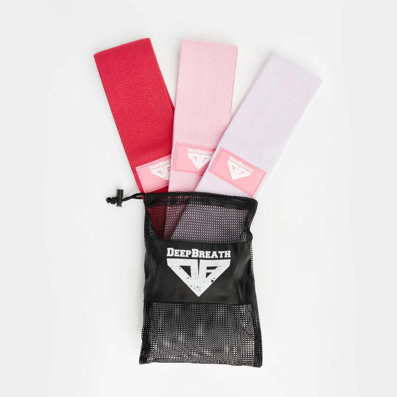 Gumy do ćwiczeń - Pink Hip Band - Deep Breath