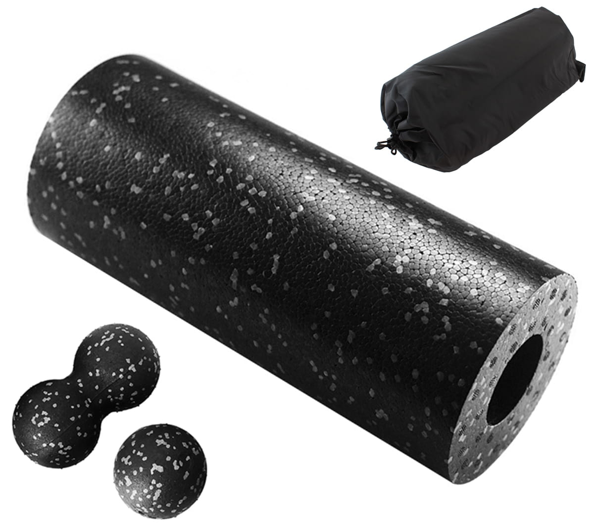 Wałek do masażu Crossfit FT31A + piłki - Henryx24