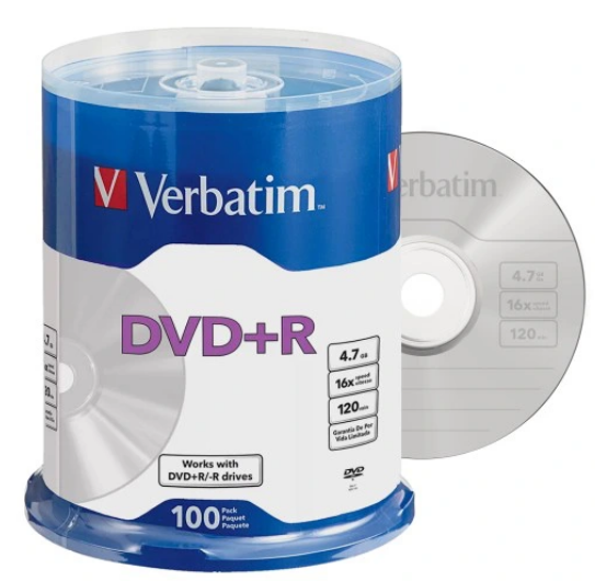 Verbatim DVD+R x16 4,7GB c-100 70316 VD16+C - Henryx24