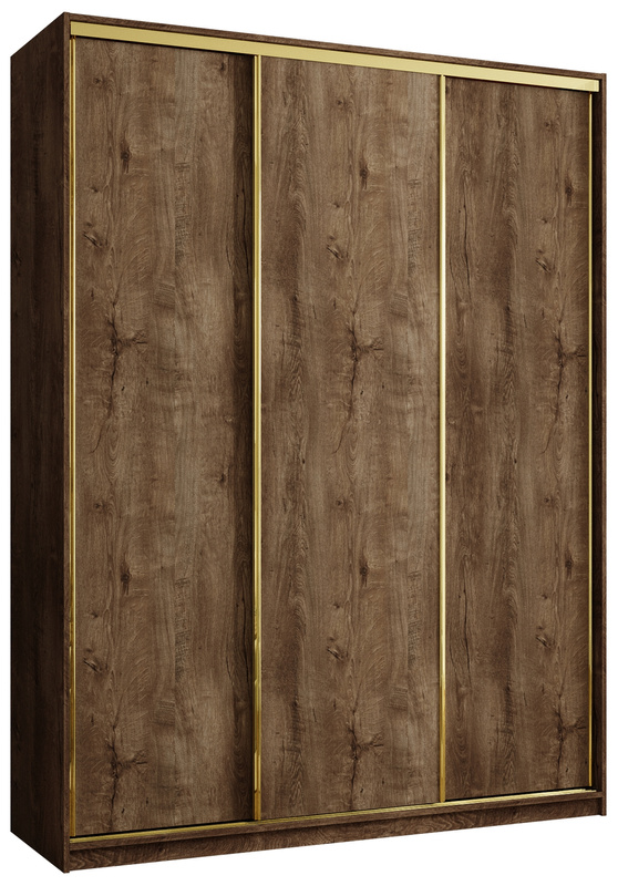 Wysoka szafa do sypialni 180 cm GOLD NEW MAX glamour