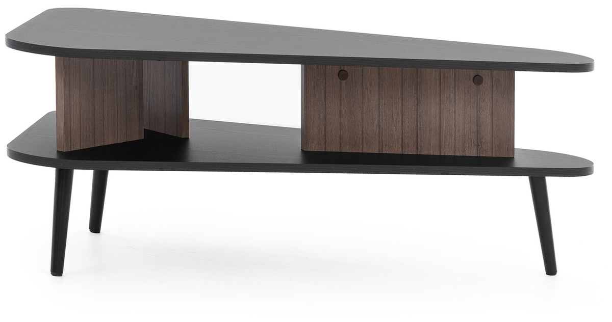 Nowoczesny stolik kawowy do salonu 100 cm PULSE asymetryczny