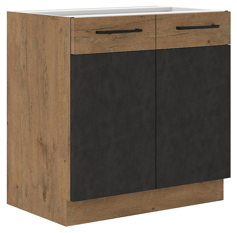 Szafka pod zlewozmywak 80 cm dąb lancelot VIKI