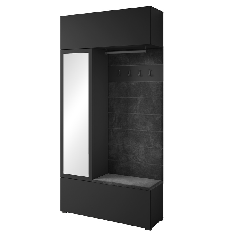 Garderoba z siedziskiem 115 cm do przedpokoju TESSARO