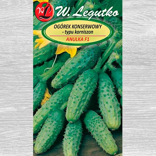1 szt, Ogórek gruntowy korniszonowy Anulka F1 - Nasiona: Ilość w opakowaniu: 50 szt