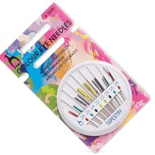 Igły do haftu bez czubka 22-28, zestaw PONY 10081 (24szt) .