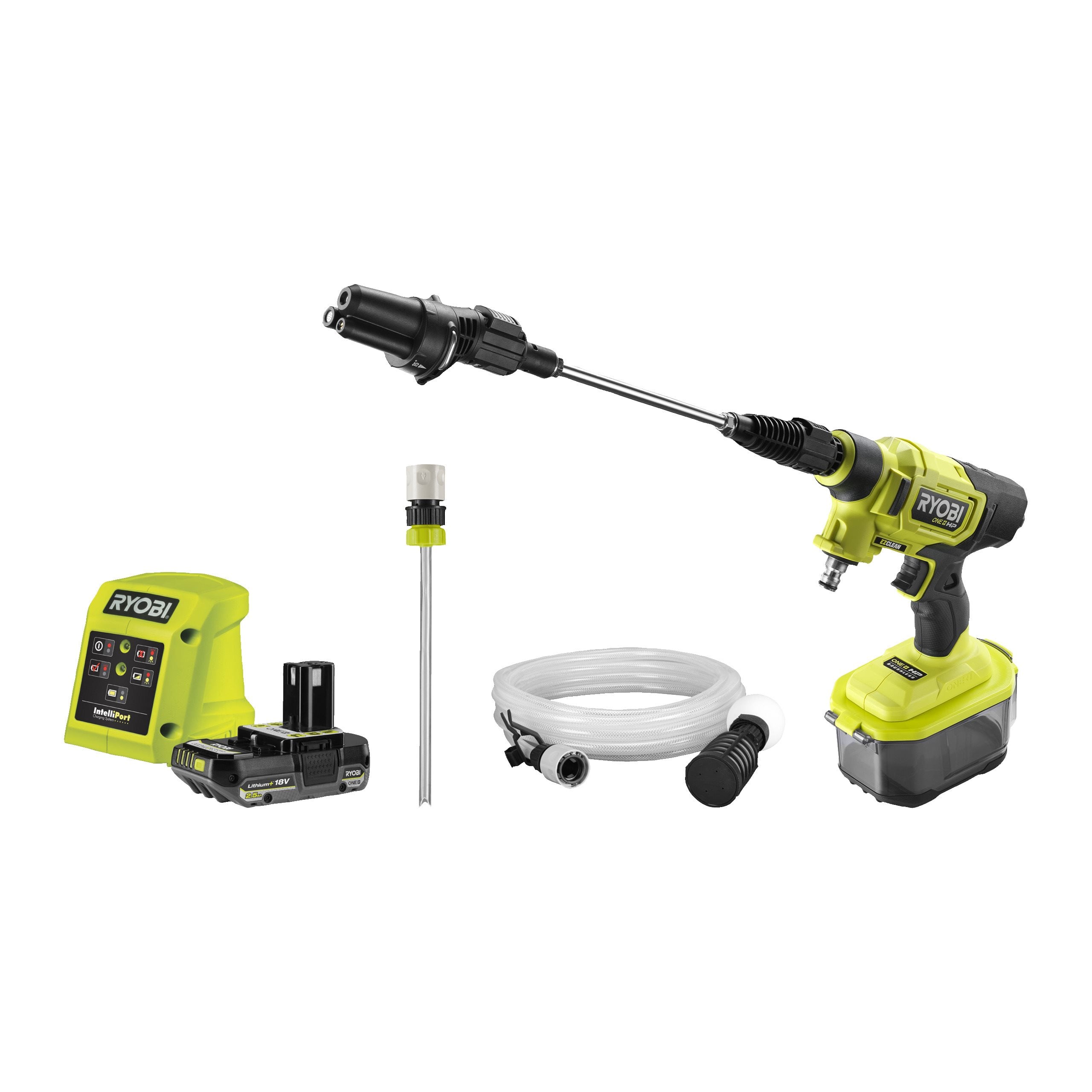 Myjka ciśnieniowa 41 bar EZClean bezszczotkowa 18V ONE+ z akumulatorem 2.5Ah i ładowarką