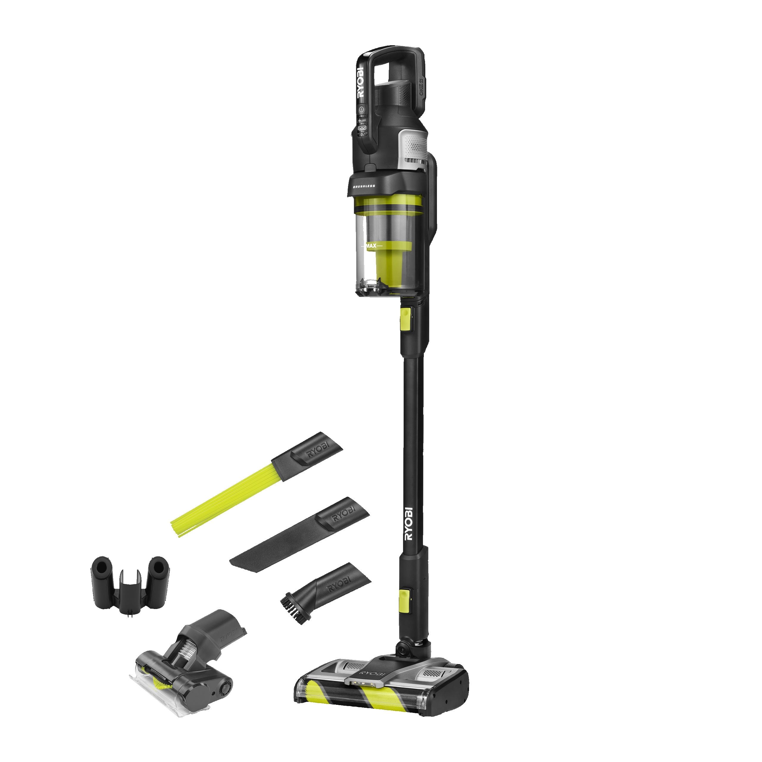 Odkurzacz pionowy bezszczotkowy, moc ssania 135 AW, 18V ONE+