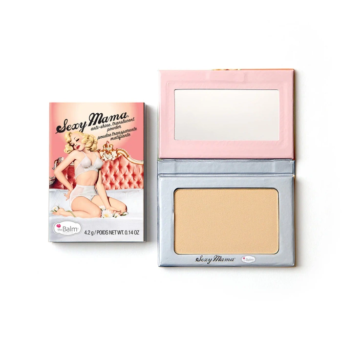The Balm Transparentny puder w kamieniu Sexy Mama, 4,2 g
