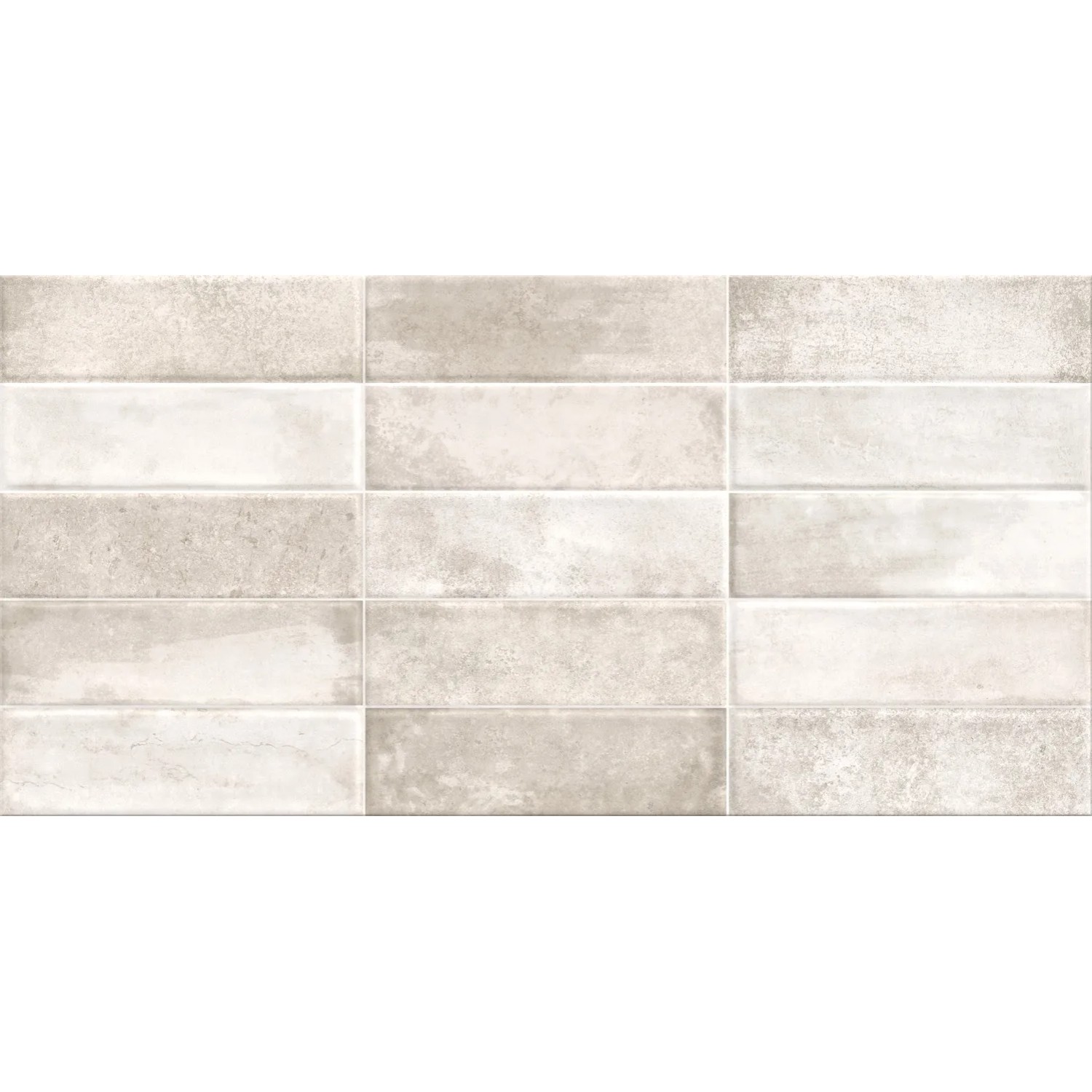 Glazura Tuzzi white mix 29,7 x 60 cm