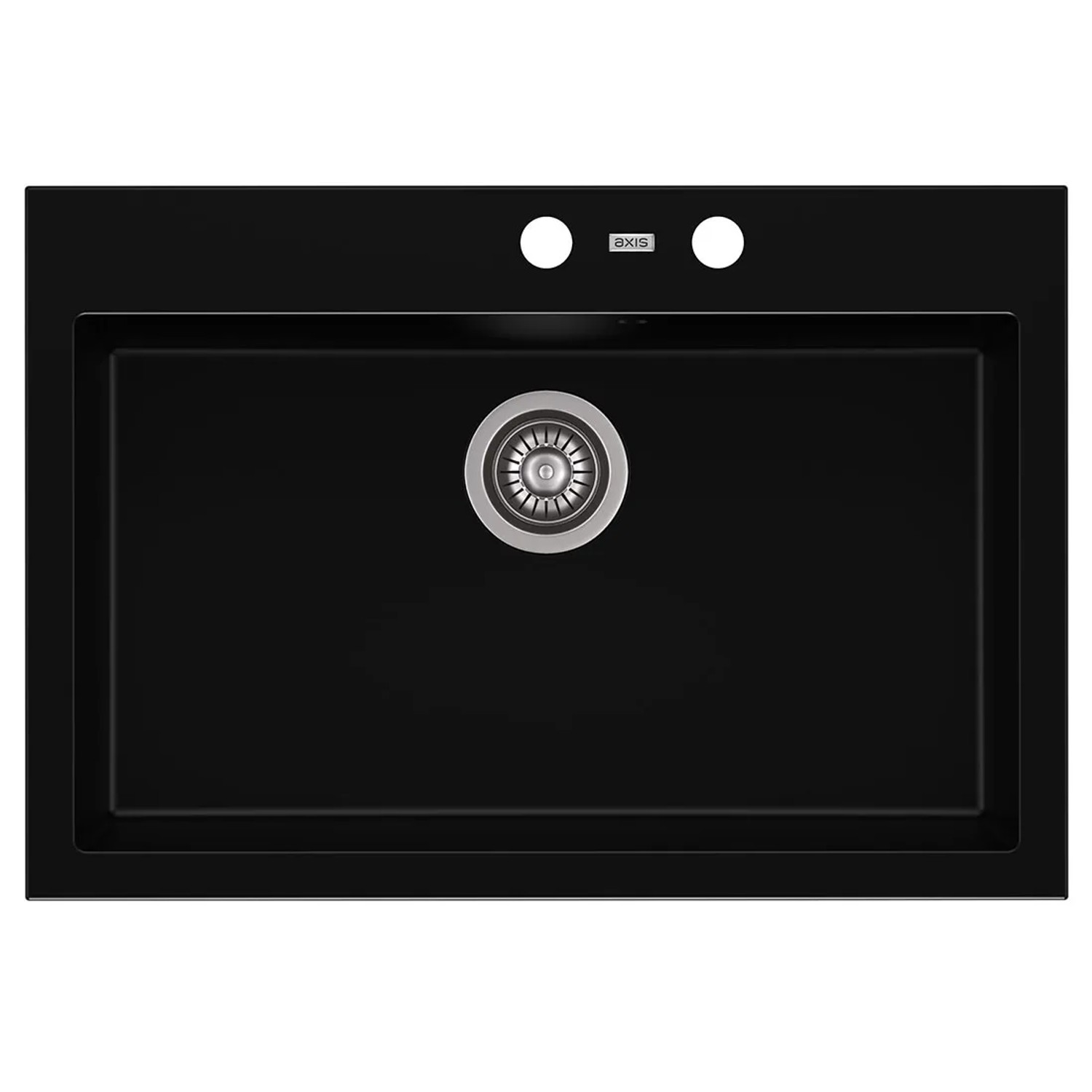 Zlewozmywak A-Point 6 1-kom. czarny 73x50 cm