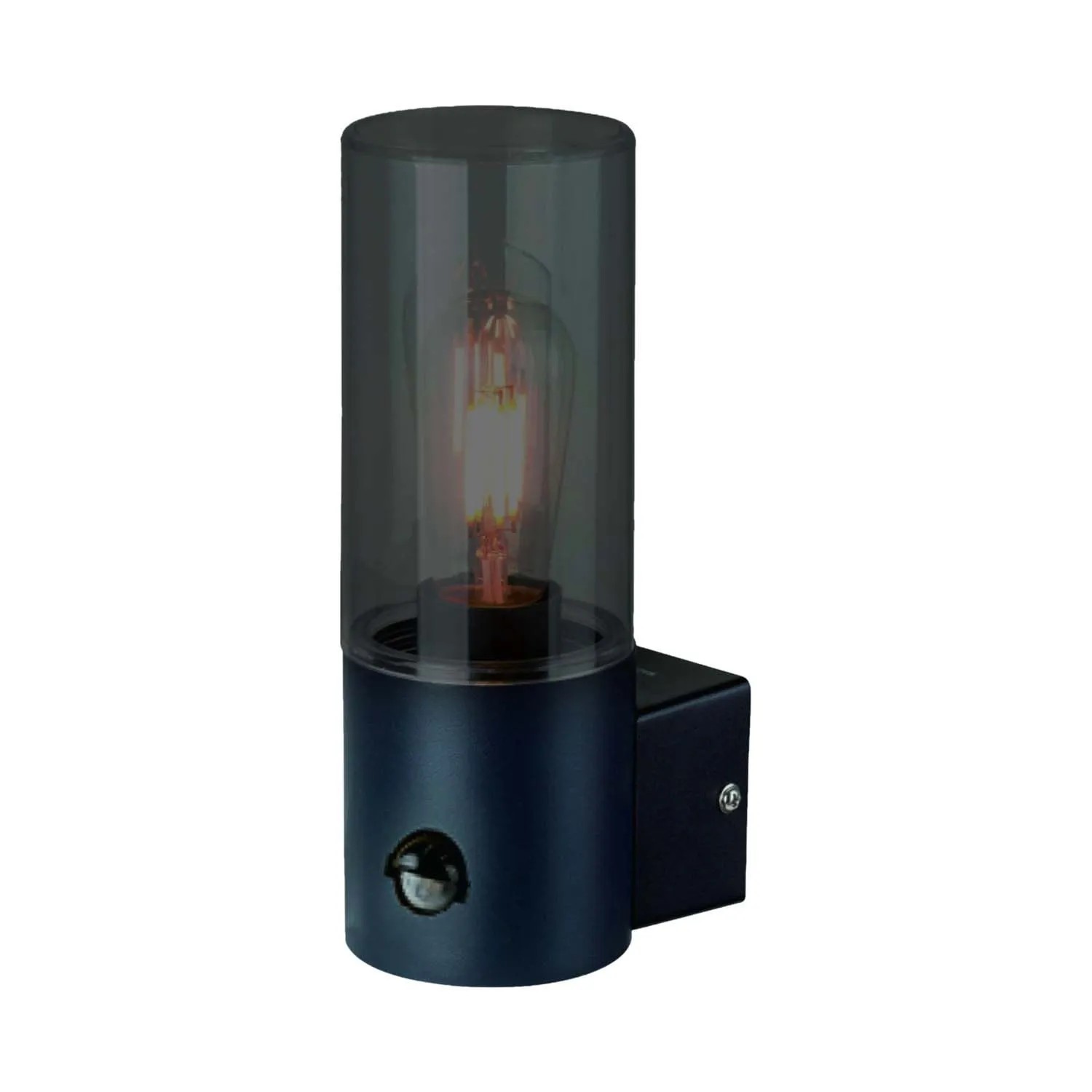 Eko-Light Kinkiet zewnętrzny HARLEM z czuj. ruchu 1xE27 max. 15W LED IP44 czarny