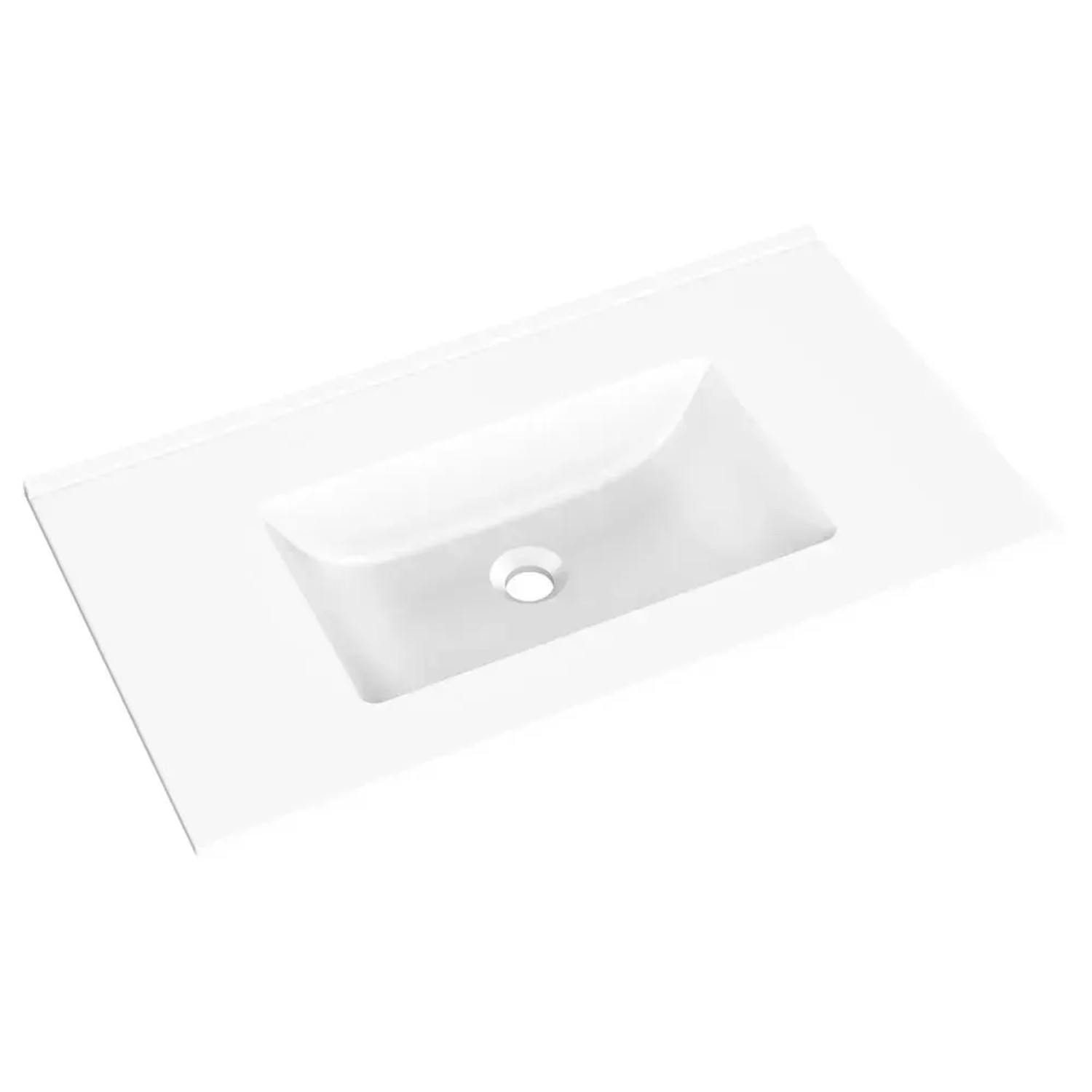 Axis Umywalka KORNAT 81 meblowa granitowa biała