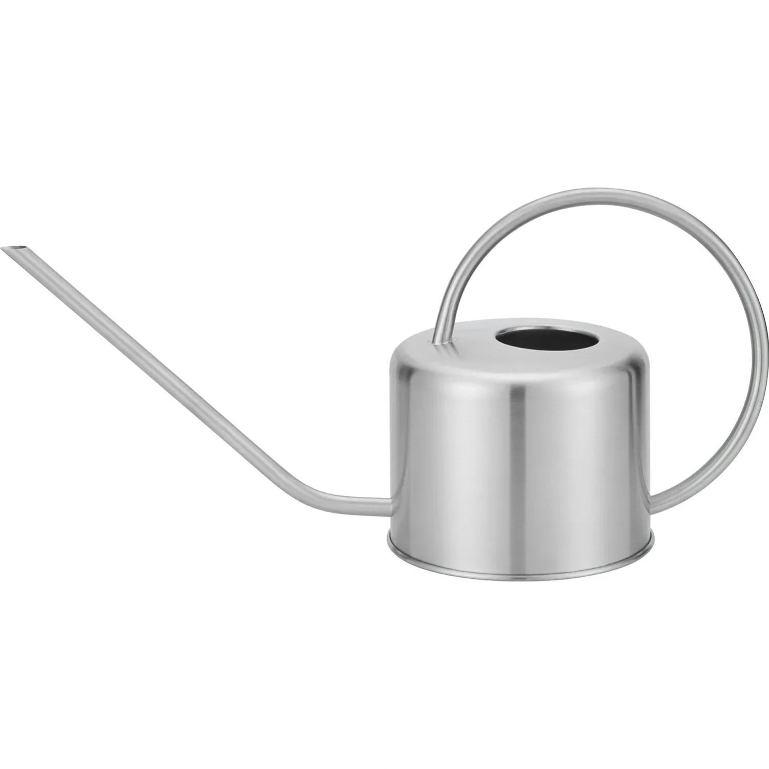 Konewka metalowa srebrna 1L