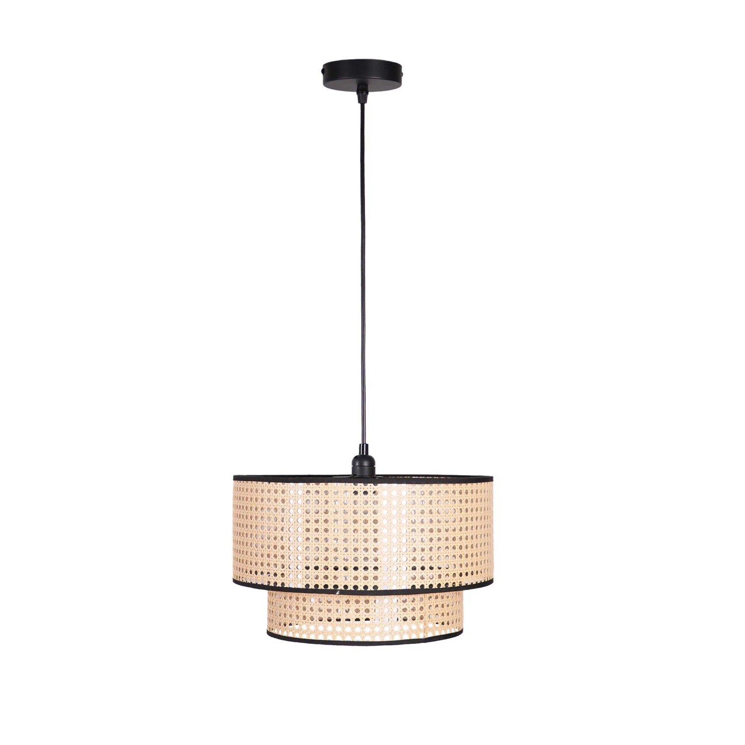 Goldlux Lampa wisząca Takara boho 1x max. 20W E27 natural + balck