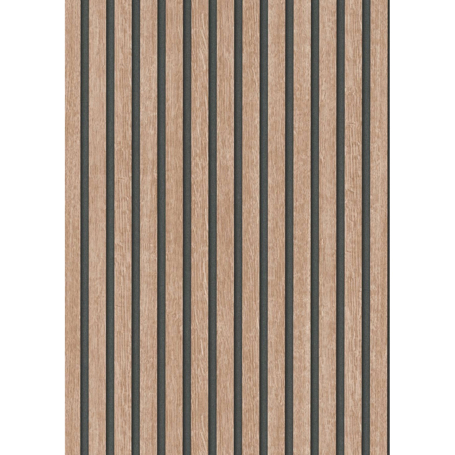 Tapeta winylowa na flizelinie Lamele brązowe