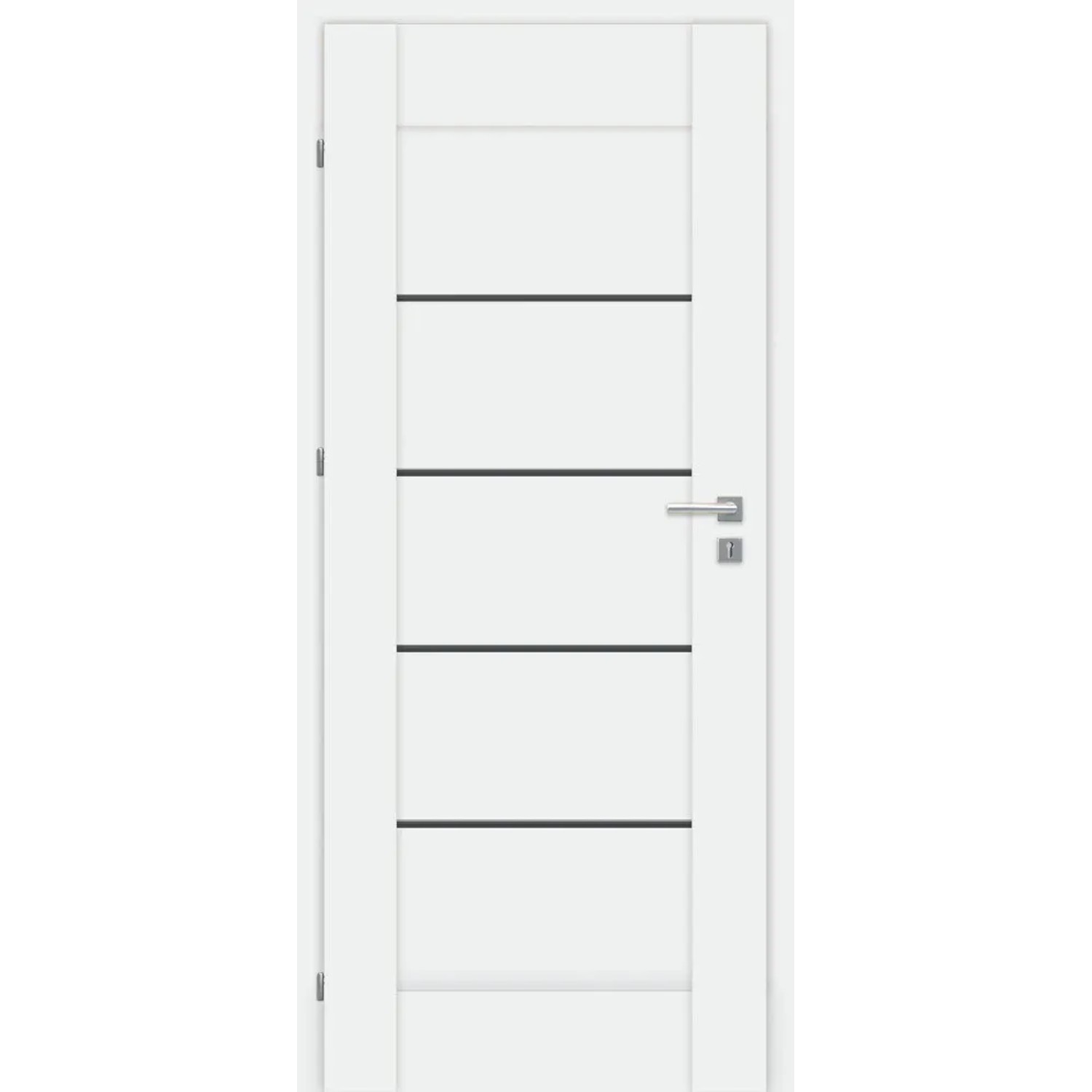 Classen skrzydło Falko biel arktyczna czarna szyba pokój 70L