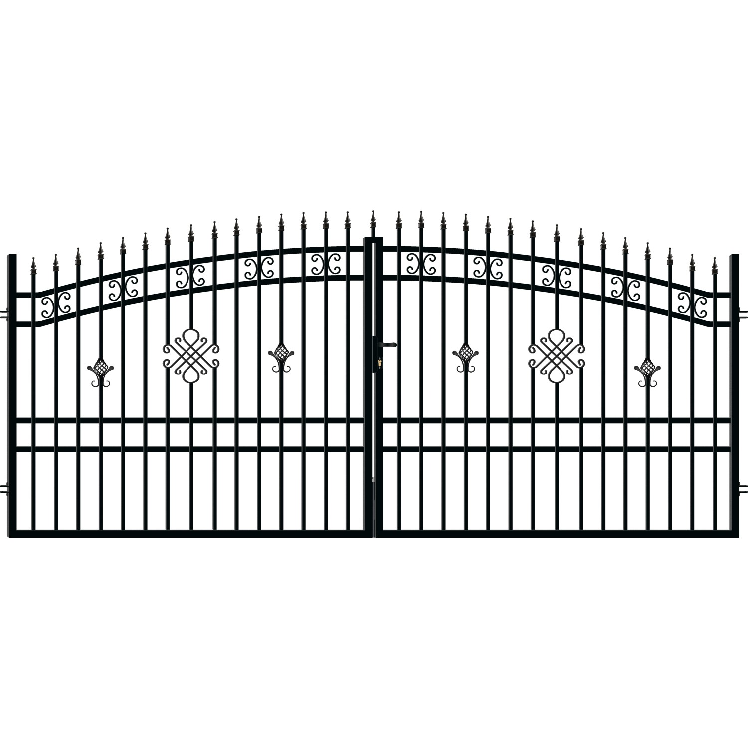 Polargos Brama Greta Lux3 dwuskrzydłowa 400 cm x 175 cm