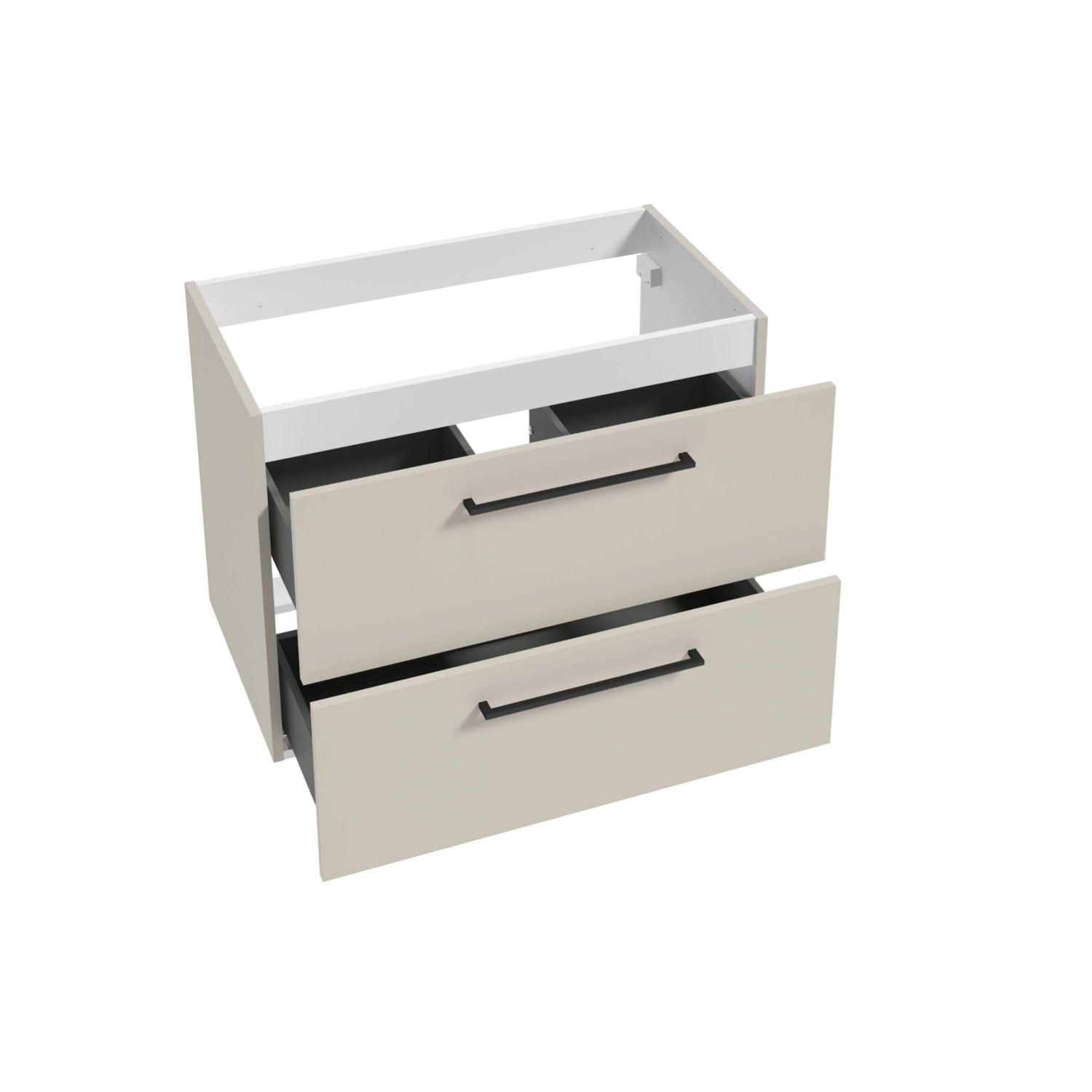 Defra Szafka Metro 80 pod umywalkę 2 szuflady kaszmir