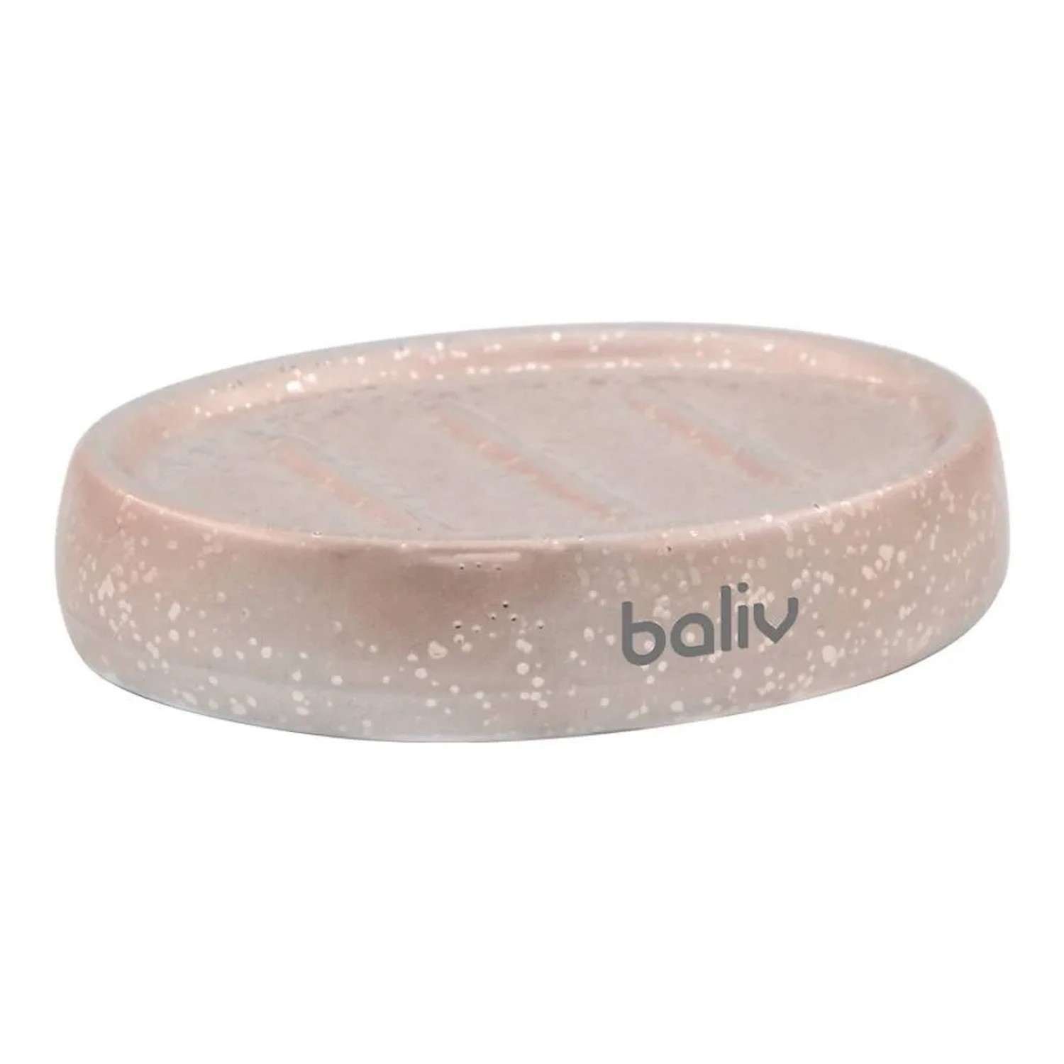 Baliv Mydelniczka ceramiczna różowe złoto