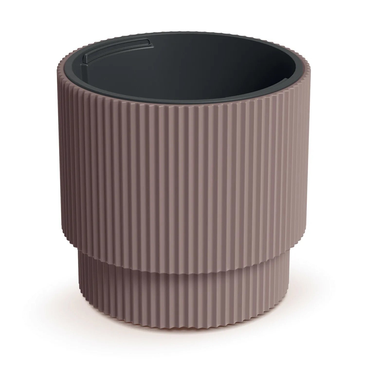 Prosperplast Donica Milly z wkładem marsala - 30 x 28 cm