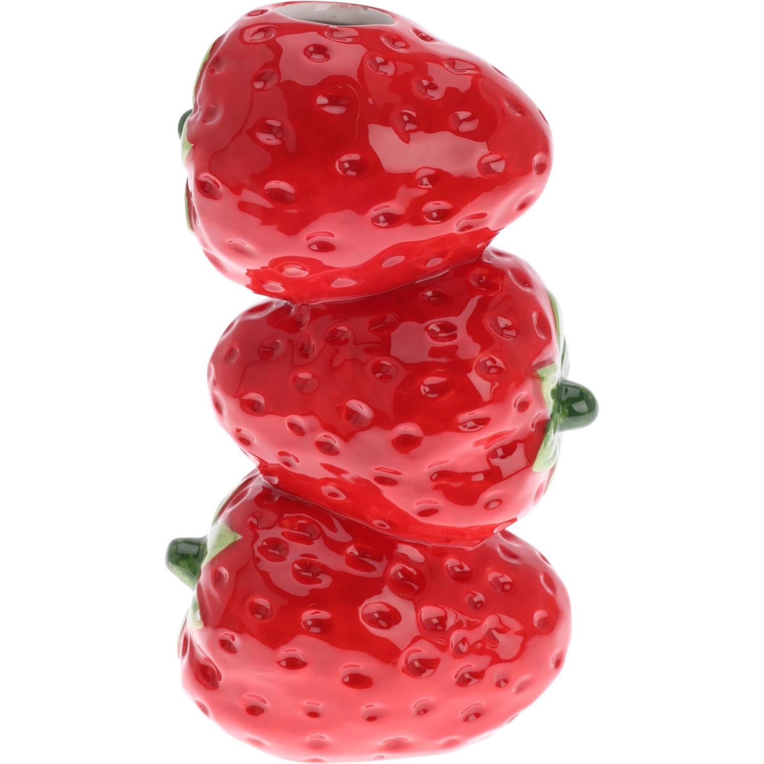 Wazon TRUSKAWKI z dolomitu - wys. 20 cm