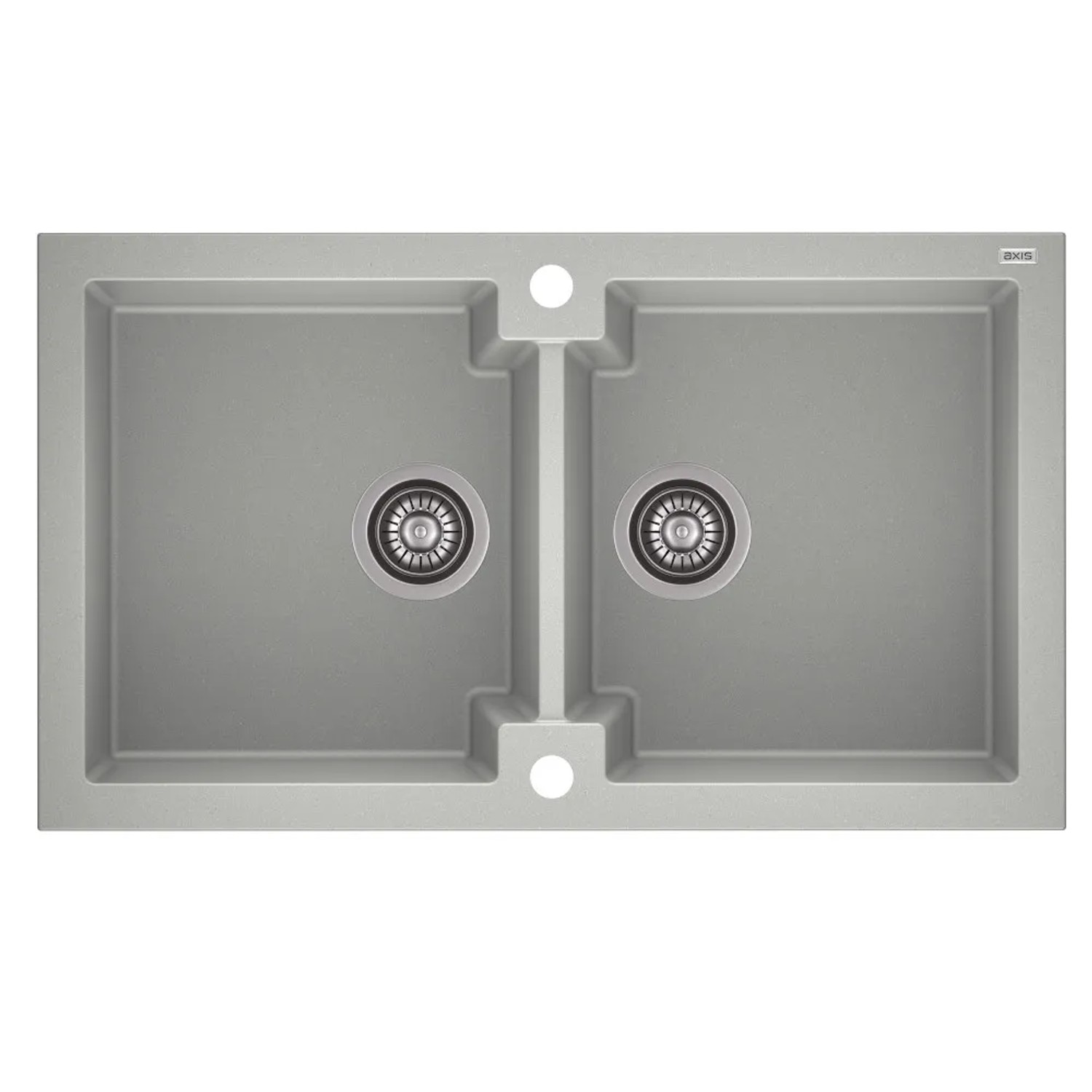 Zlewozmywak Honest 16 2-kom. szary 86x50 cm