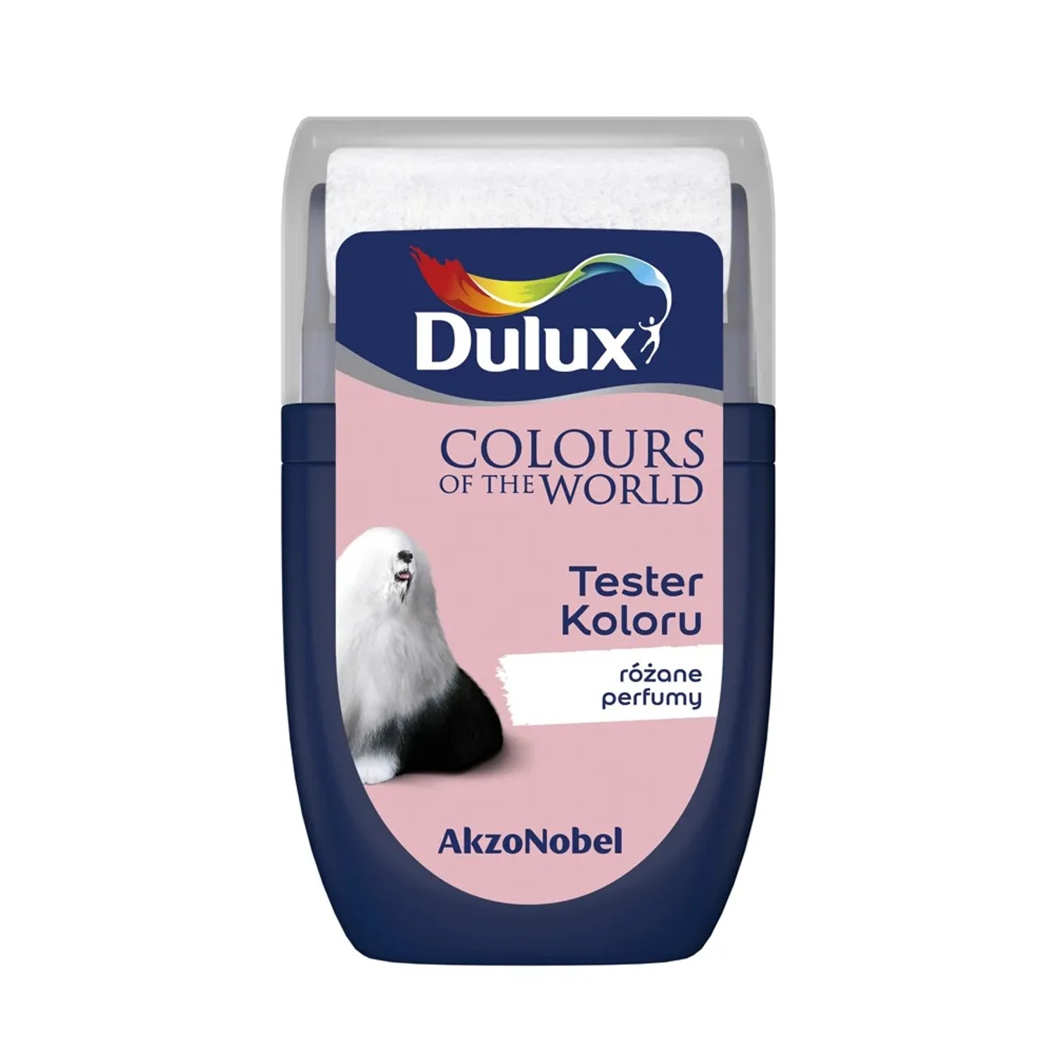 Tester farby Dulux Kolory Świata różane perfumy 30 ml
